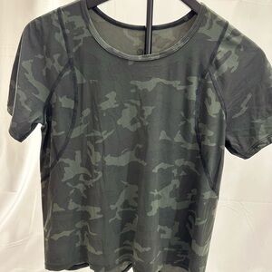 lululemon Green  Camo Short Sleeve Tee 4